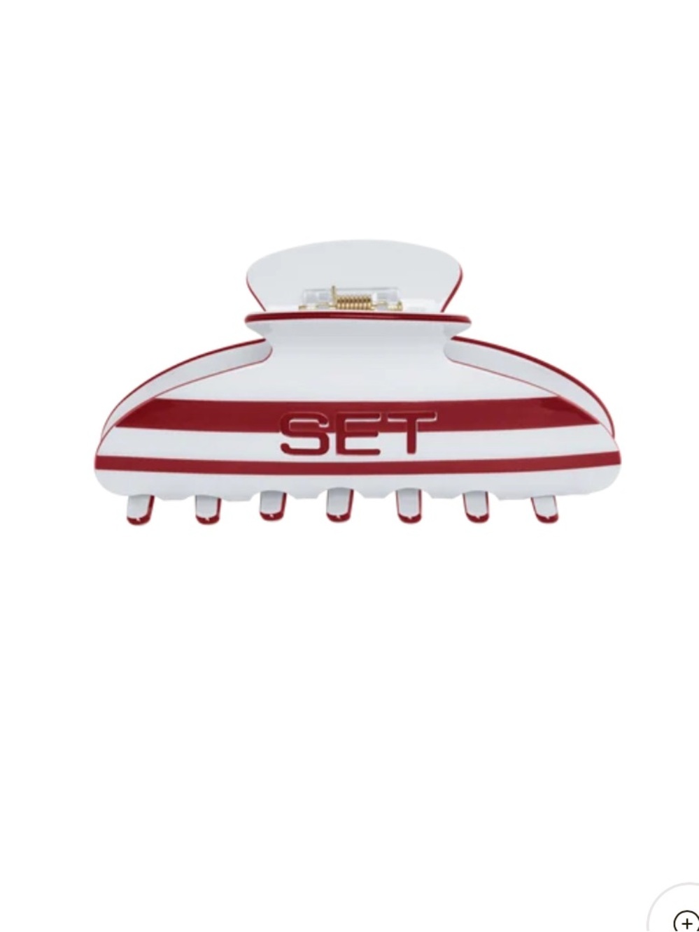 SET Active Stripe Claw Clip - Color Roma New in Packaging